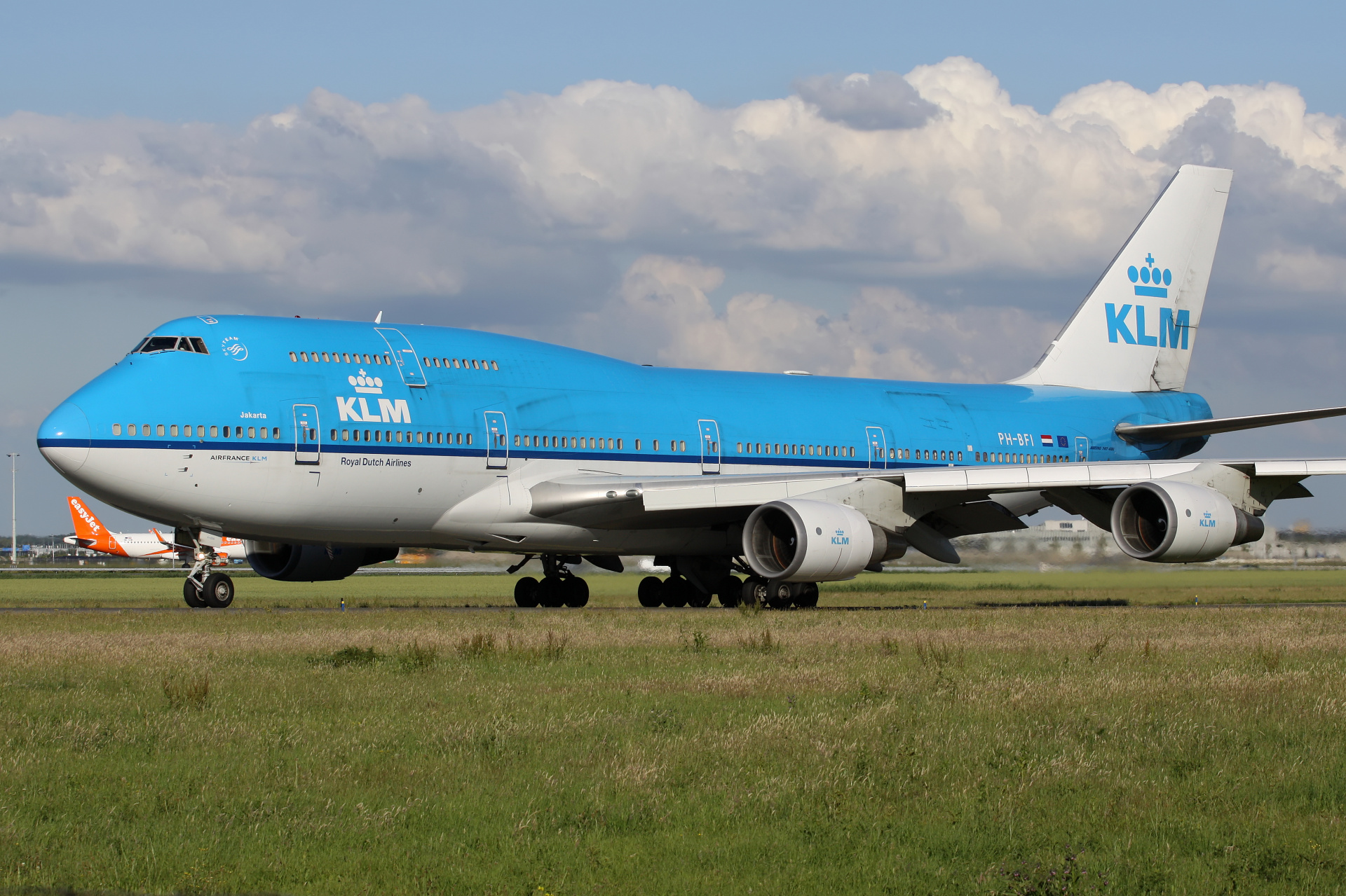 400M, PH-BFI, KLM Royal Dutch Airlines (Samoloty » Spotting na Schiphol » Boeing 747-400)
