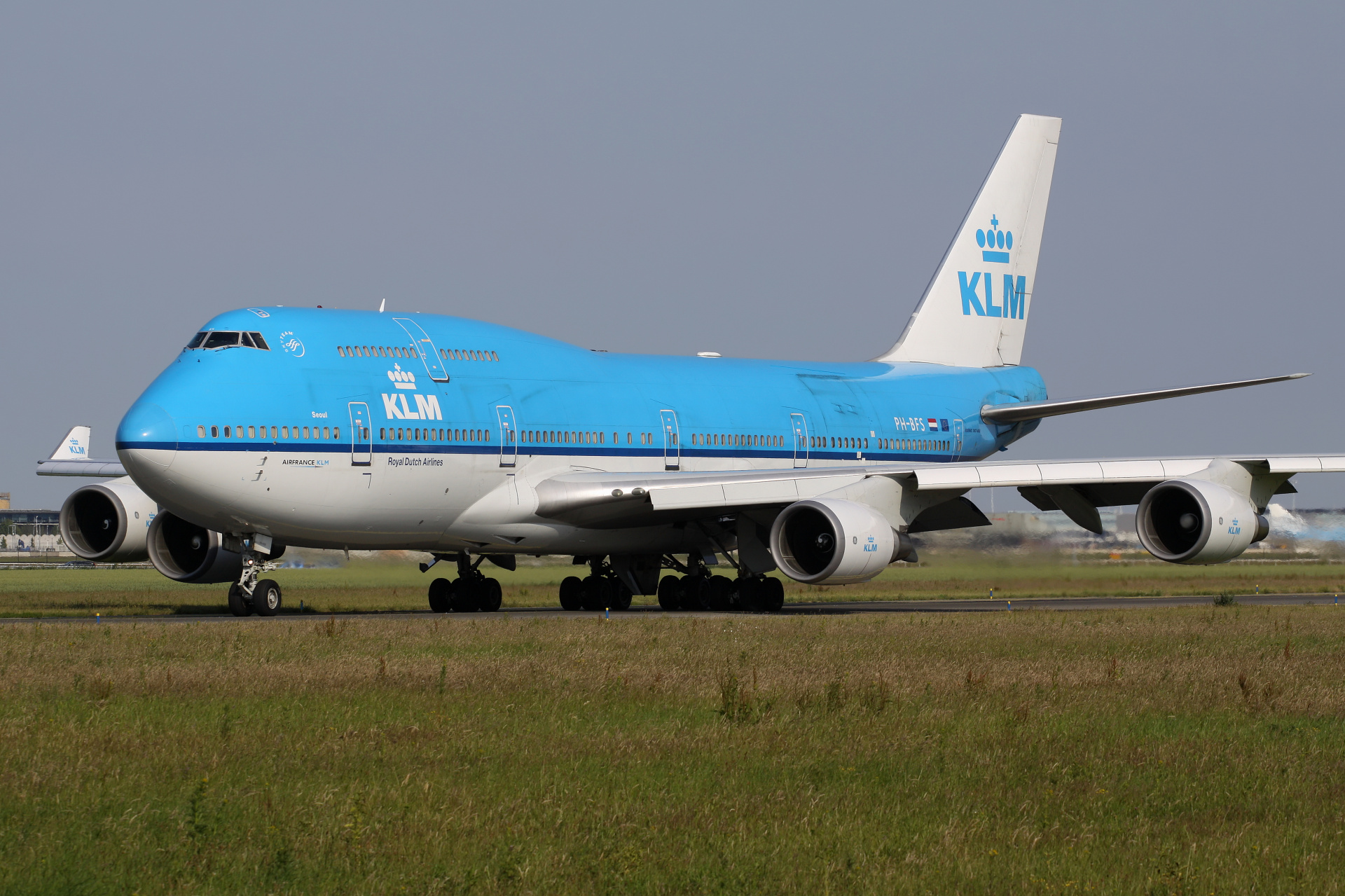 400M, PH-BFS, KLM Royal Dutch Airlines (Samoloty » Spotting na Schiphol » Boeing 747-400)