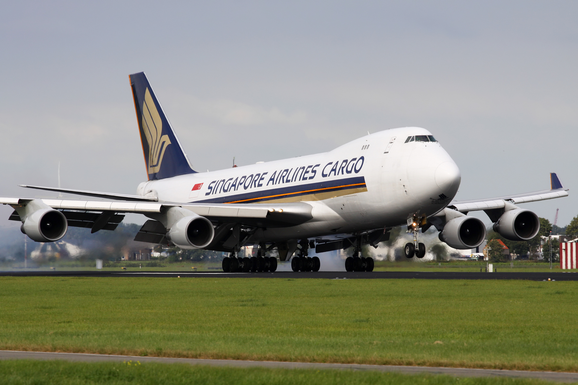 9V-SFF, Singapore Airlines Cargo (Samoloty » Spotting na Schiphol » Boeing 747-400F)