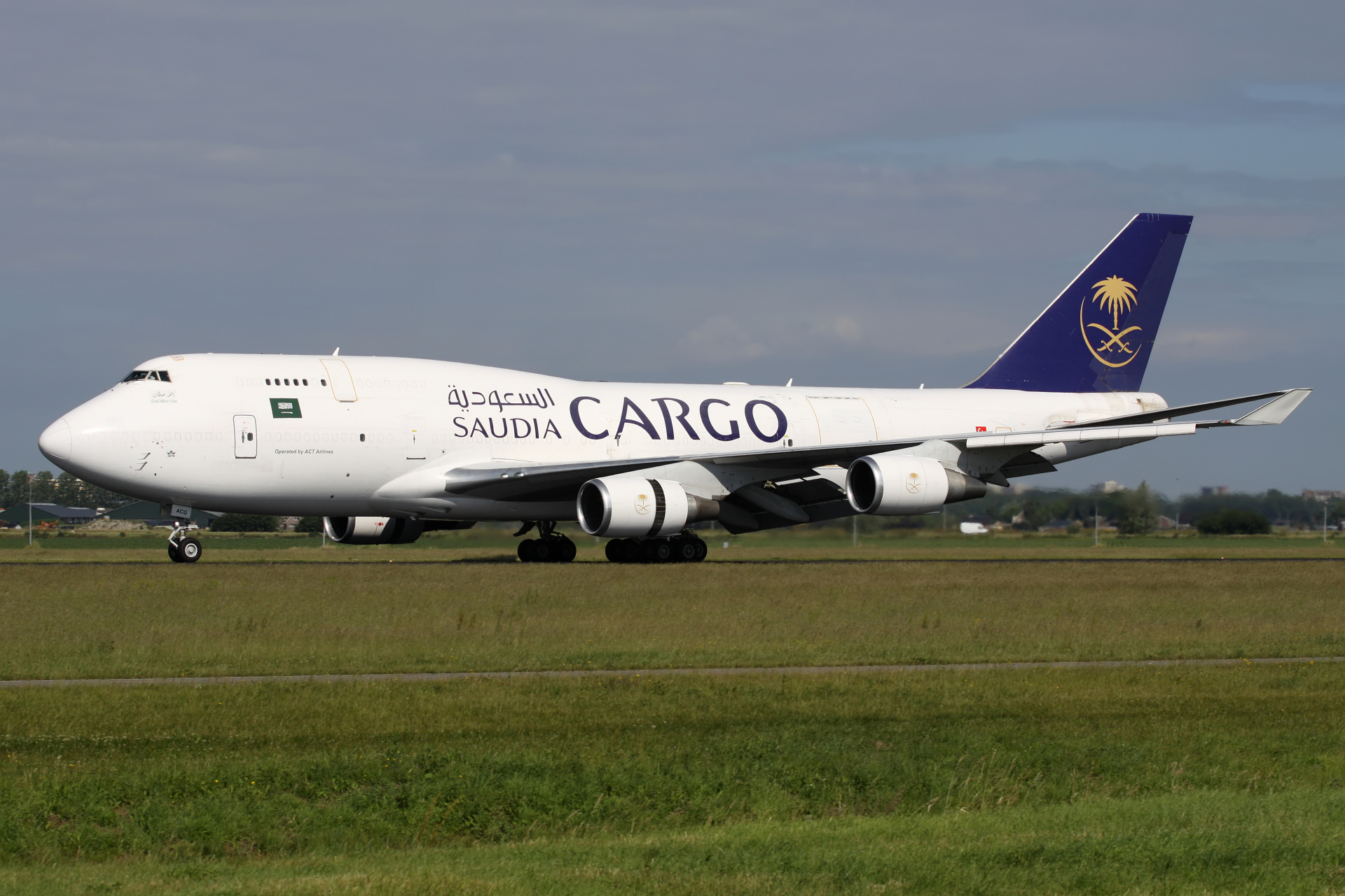 BDSF, TC-ACG, Saudia Cargo (ACT Airlines) (Aircraft » Schiphol Spotting » Boeing 747-400F)