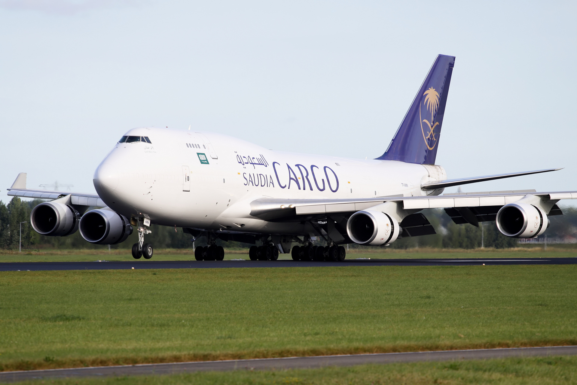 BDSF, TF-AMN, Saudia Cargo (Samoloty » Spotting na Schiphol » Boeing 747-400F)