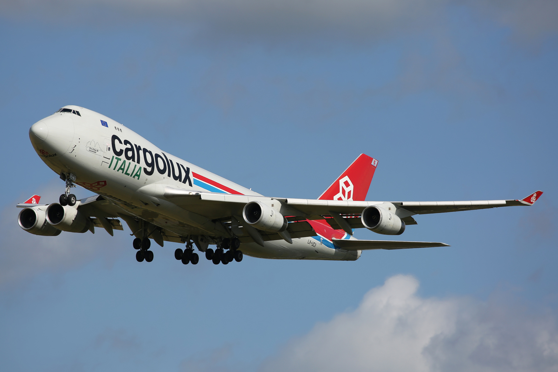 LX-UCV, Cargolux Italia (Cargolux Airlines) (Samoloty » Spotting na Schiphol » Boeing 747-400F)