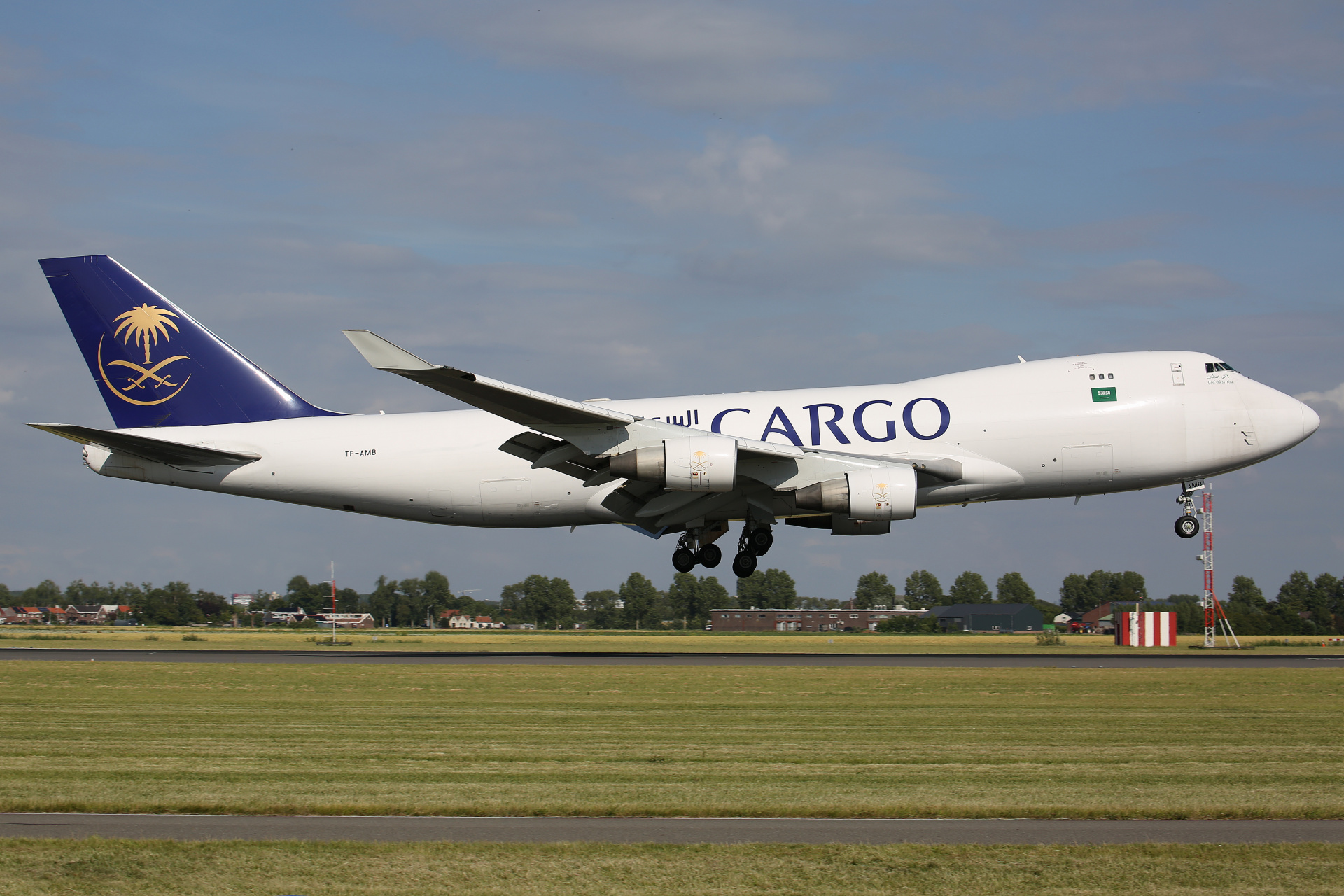 TF-AMB, Saudia Cargo (Air Atlanta Icelandic) (Aircraft » Schiphol Spotting » Boeing 747-400F)