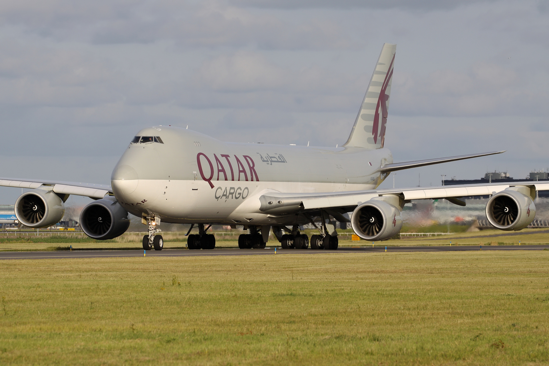 A7-BGA, Qatar Airways Cargo (Samoloty » Spotting na Schiphol » Boeing 747-8F)