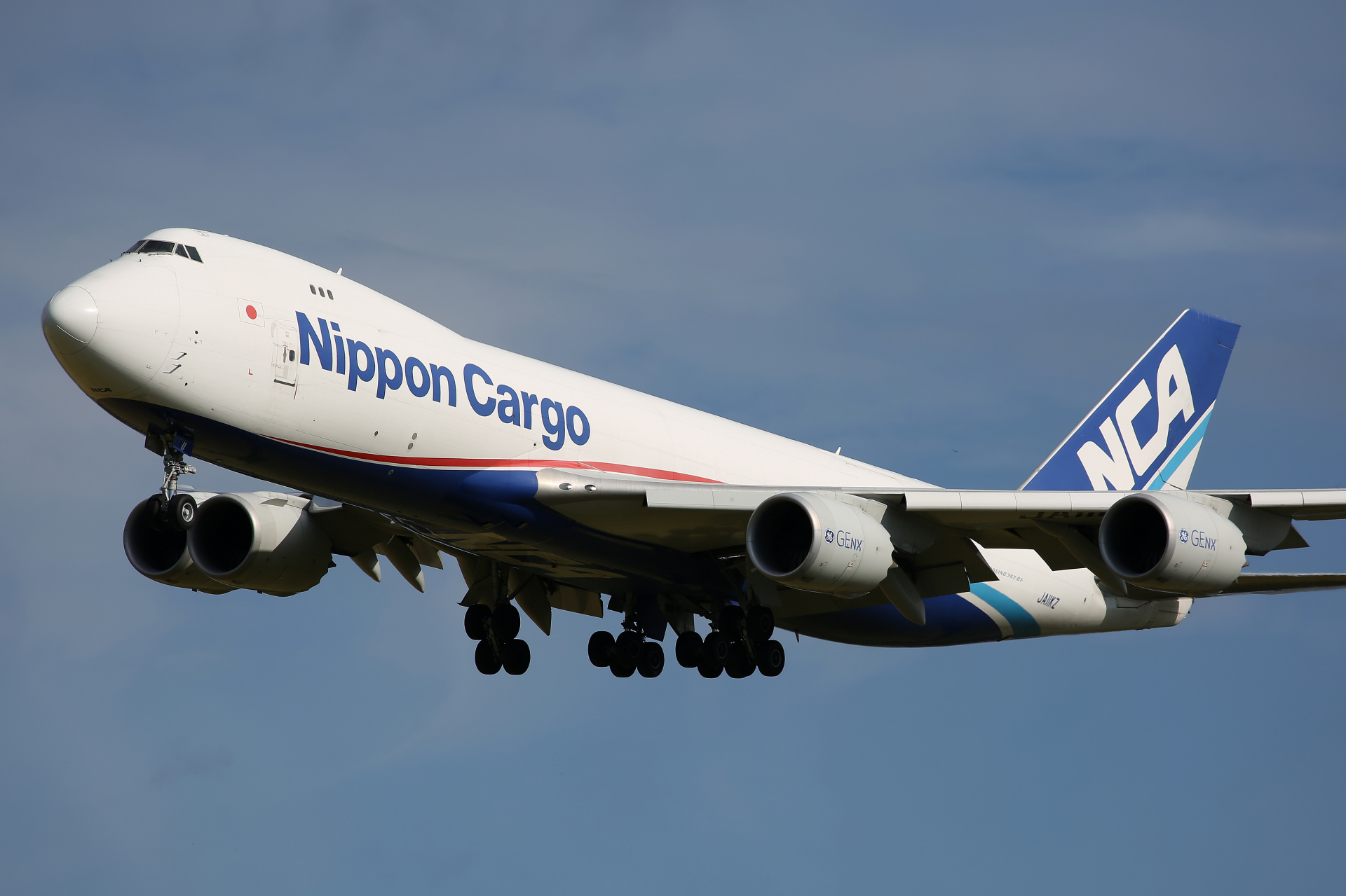 JA11KZ, Nippon Cargo Airlines (Samoloty » Spotting na Schiphol » Boeing 747-8F)