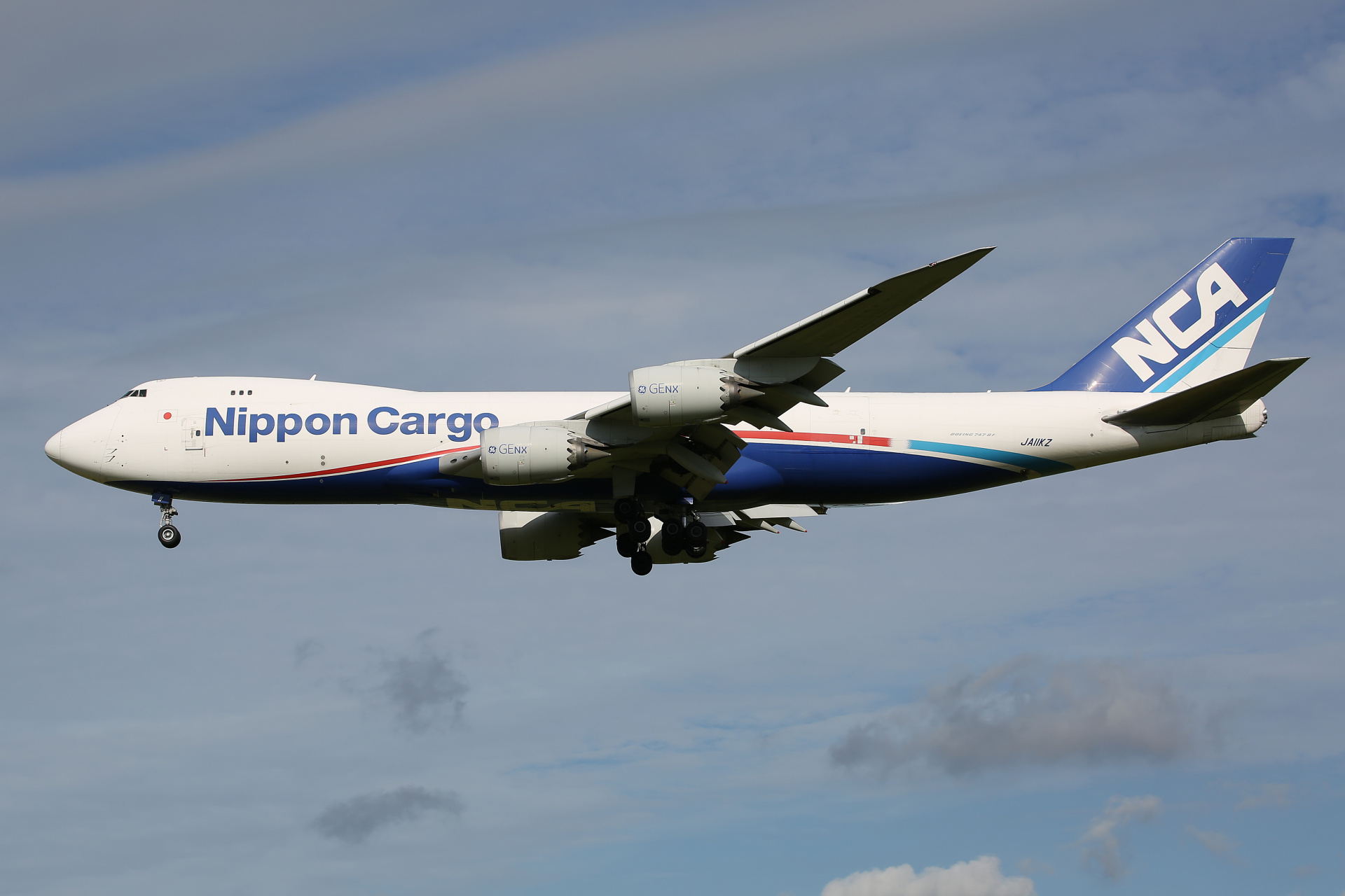 JA11KZ, Nippon Cargo Airlines (Samoloty » Spotting na Schiphol » Boeing 747-8F)