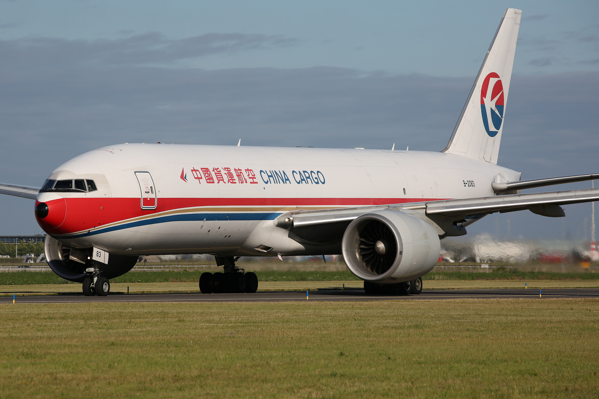 B-2083, China Cargo Airlines (Samoloty » Spotting na Schiphol » Boeing 777F)