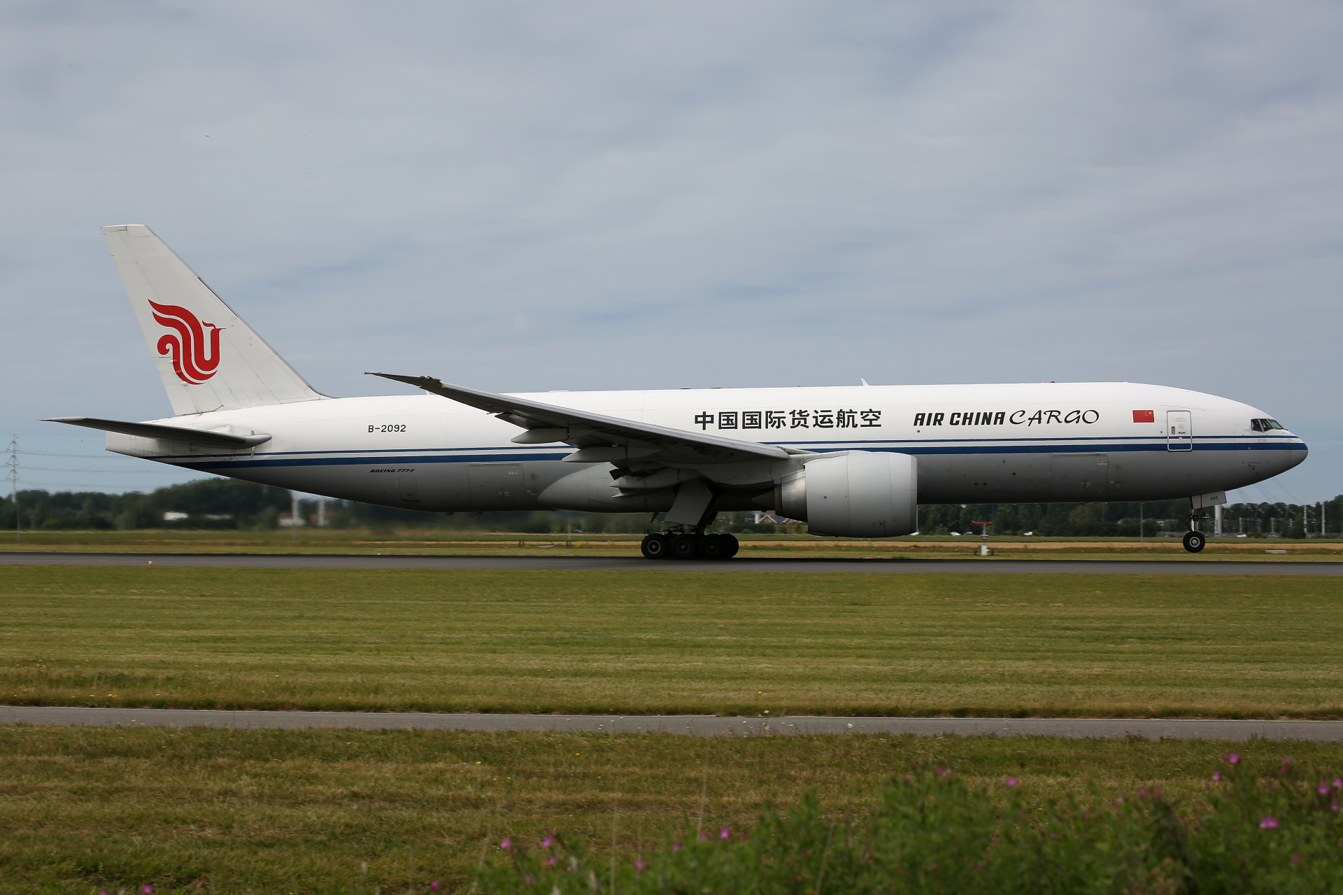 B-2092, Air China Cargo (Aircraft » Schiphol Spotting » Boeing 777F)