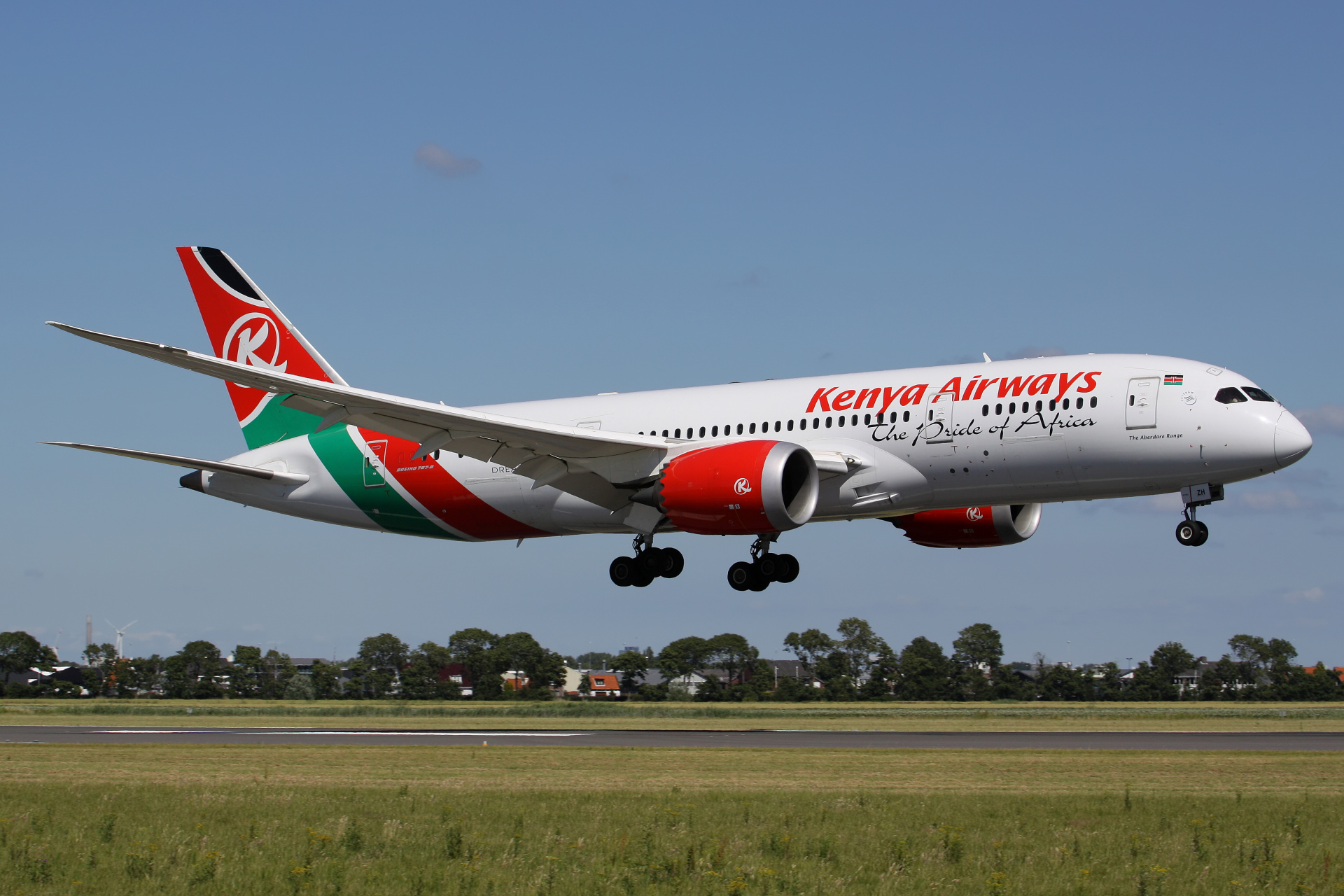 5Y-KZH, Kenya Airways (Samoloty » Spotting na Schiphol » Boeing 787-8 Dreamliner)