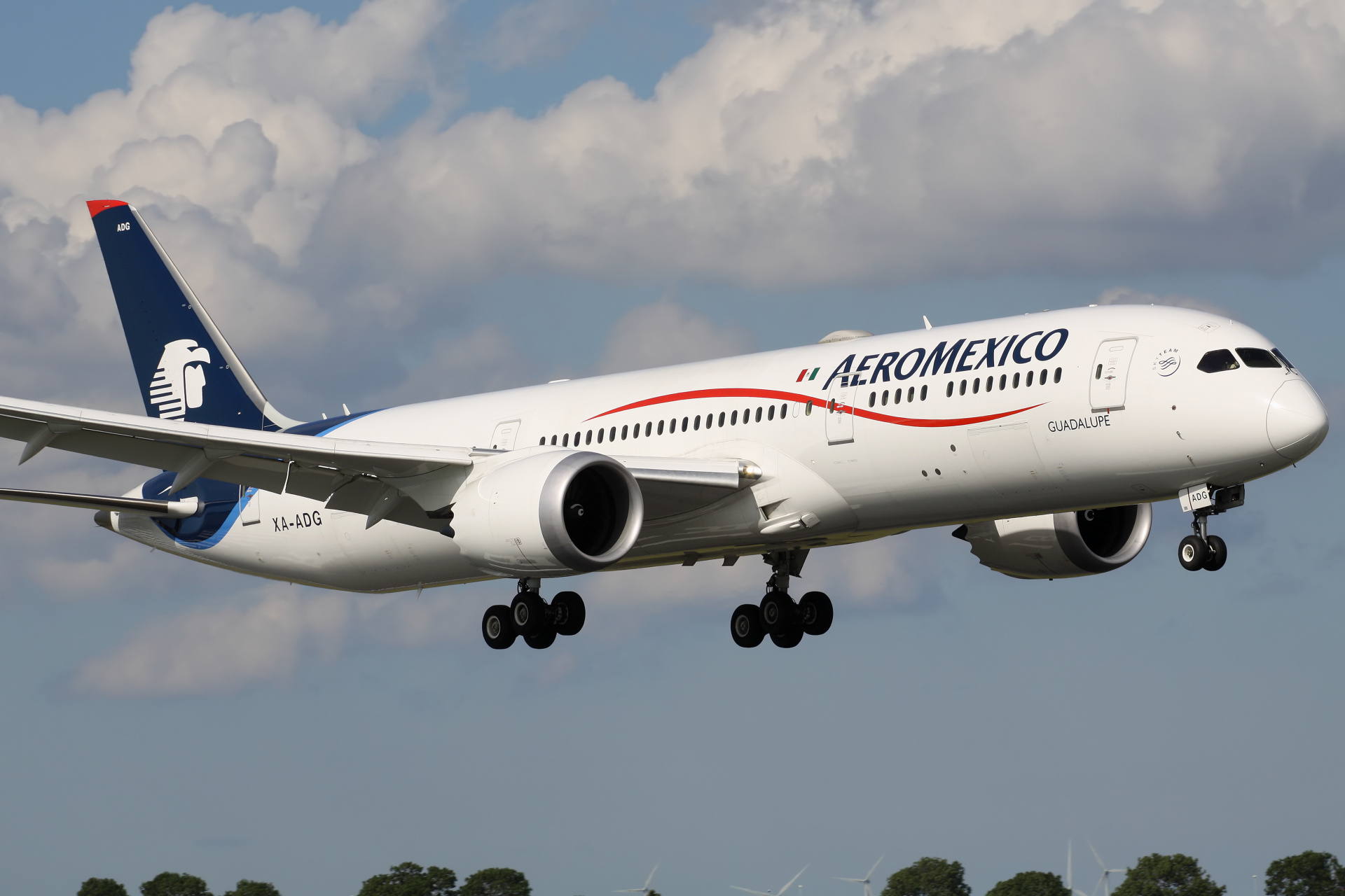 XA-ADG, AeroMexico (Samoloty » Spotting na Schiphol » Boeing 787-9 Dreamliner)