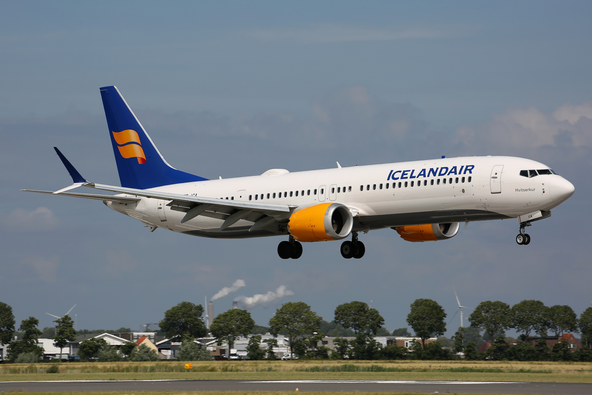 Boeing 737-9 MAX, TF-ICA, Icelandair (Aircraft » Schiphol Spotting » various)