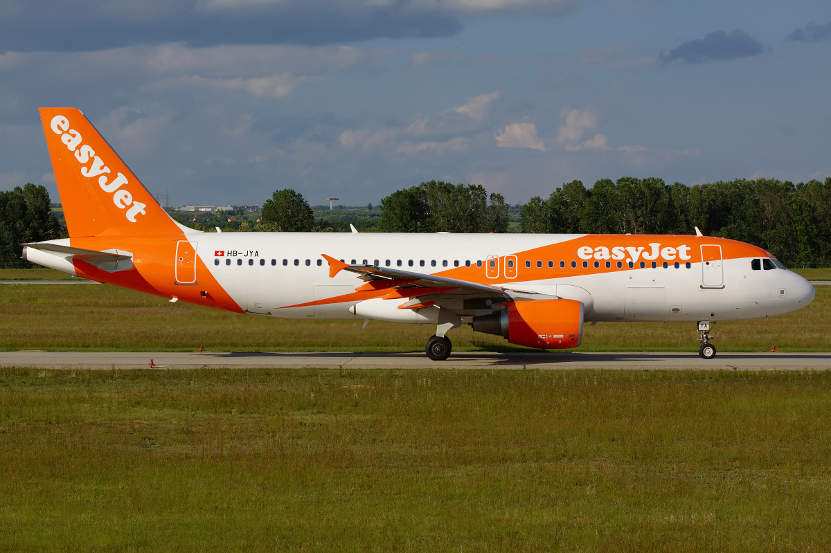 HB-JYA, EasyJet (Samoloty » Spotting na Ferihegy » Airbus A320-200)