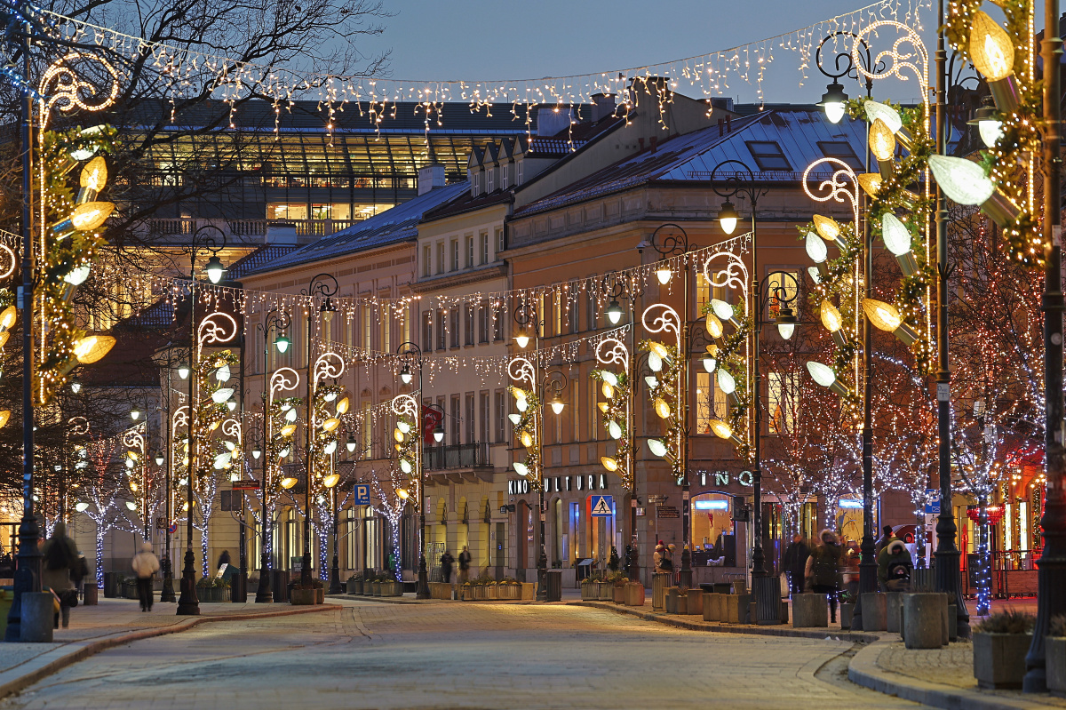 Krakowskie Przedmieście - Trakt Królewski (Warszawa » Świąteczna iluminacja)