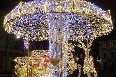 Merry-go-round on Rynek Nowego Miasta
