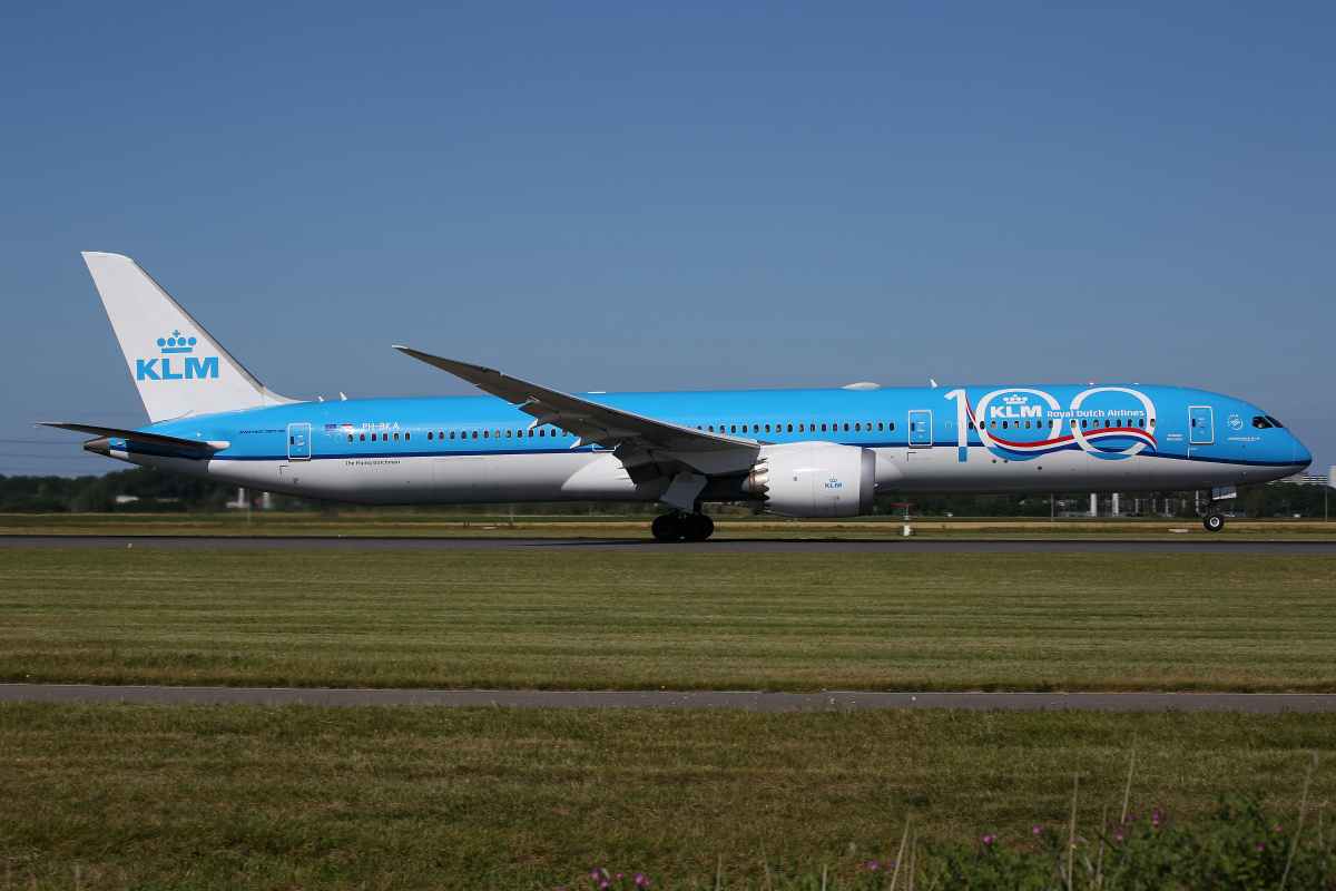 PH-BKA, KLM Royal Dutch Airlines (malowanie 100-lecia)