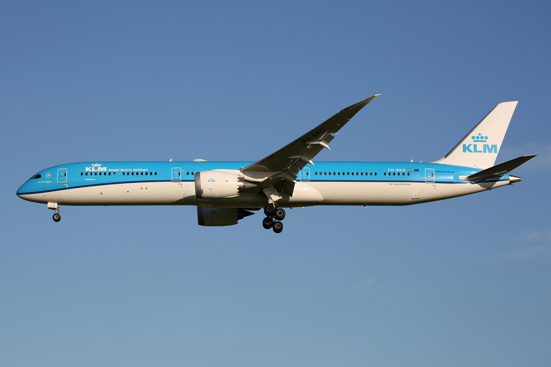 PH-BKD, KLM Royal Dutch Airlines (Samoloty » Spotting na Schiphol » Boeing 787-10 Dreamliner)