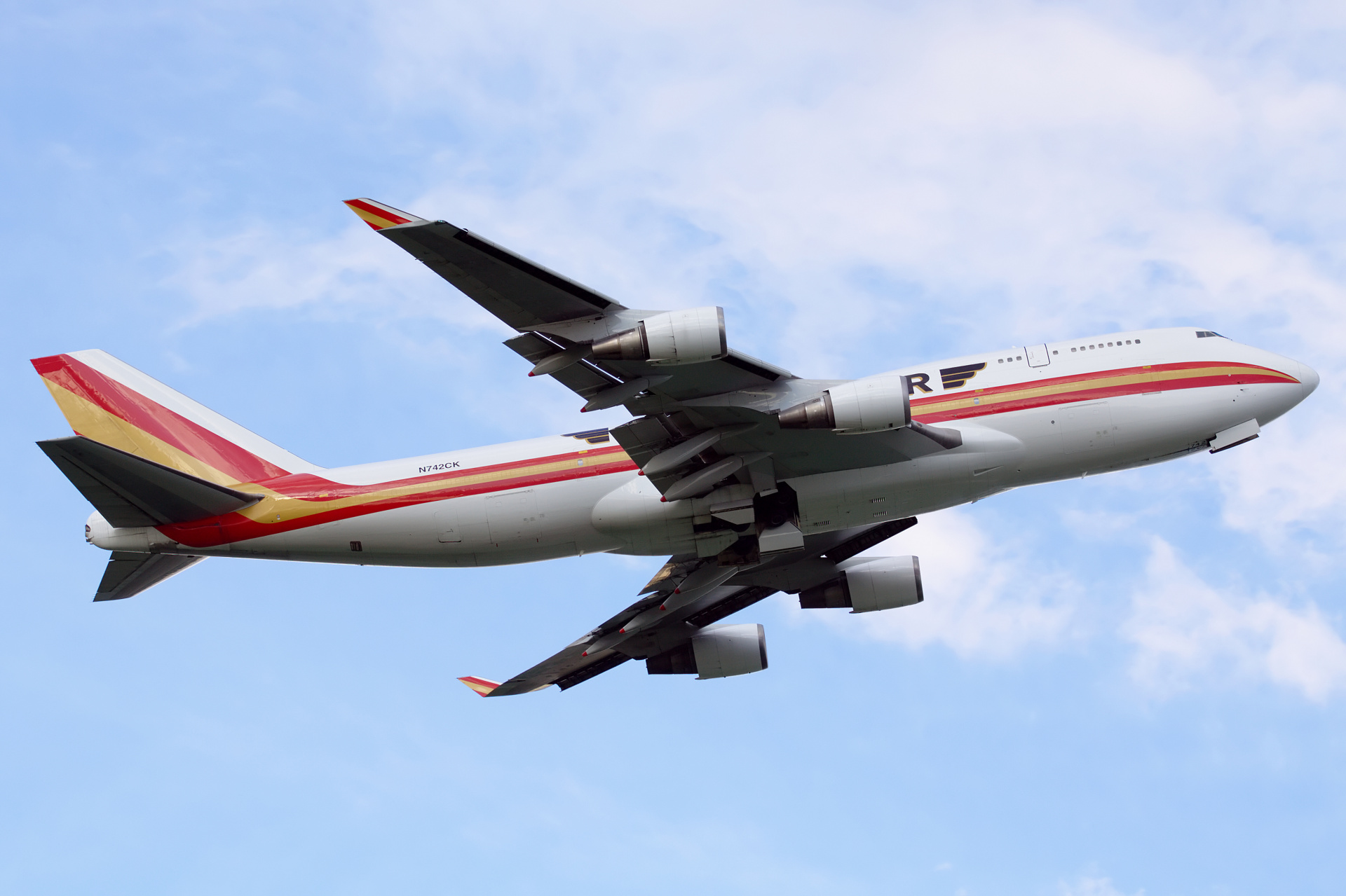 BCF, N742CK (Samoloty » Spotting na EPWA » Boeing 747-400F » Kalitta Air)
