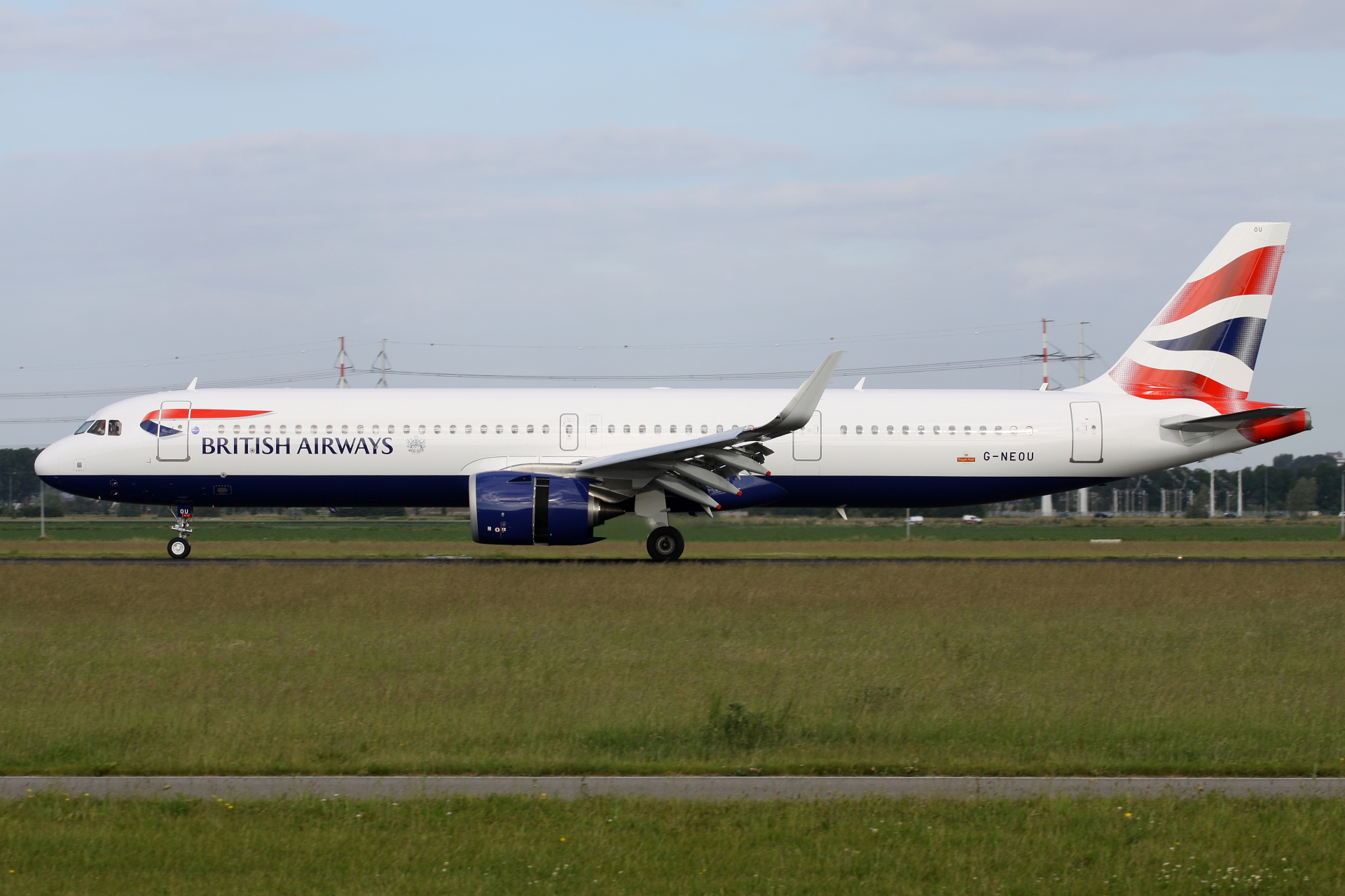 G-NEOU, British Airways (Samoloty » Spotting na Schiphol » Airbus A321neo)