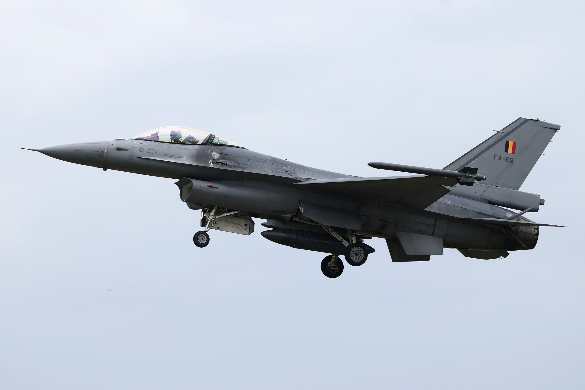 F-16AM, FA-69, Belgian Air Force (Aircraft » Air Show Radom 2023 » Lockheed Martin F-16 Fighting Falcon)