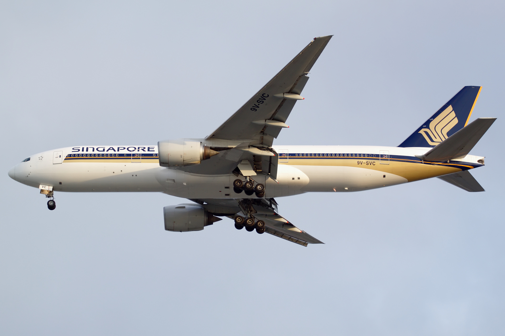 Boeing 777-200ER, 9V-SVC, Singapore Airlines (Samoloty » Spotting w Kopenhadze Kastrup » pozostałe)