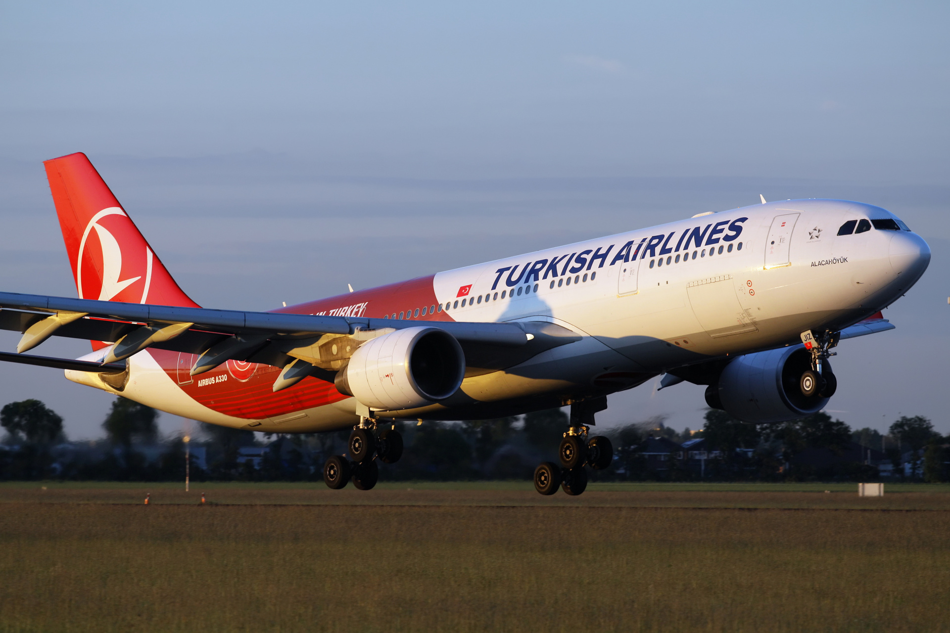 TC-JIZ (Invest in Turkey livery) (Aircraft » Schiphol Spotting » Airbus A330-200 » THY Turkish Airlines)