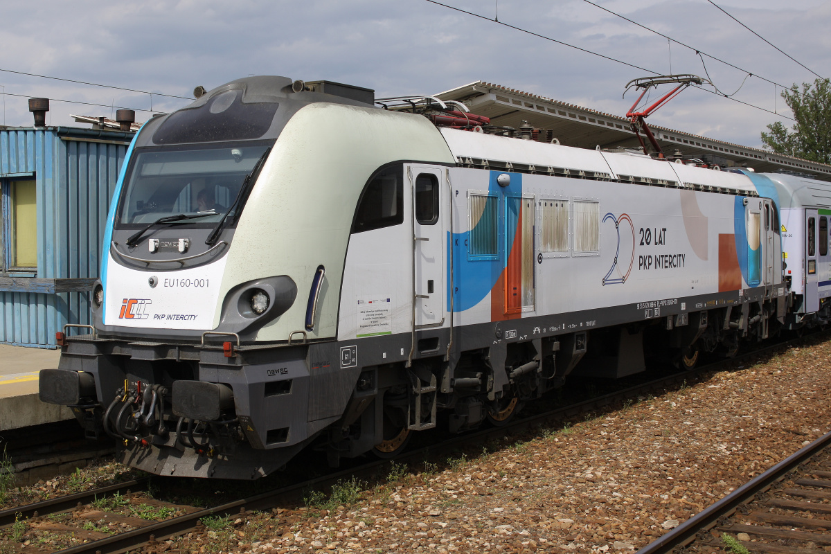 E4DCU EU160-001 ("20 Years of PKP Intercity" wrap (Vehicles » Trains and Locomotives » Newag Griffin)