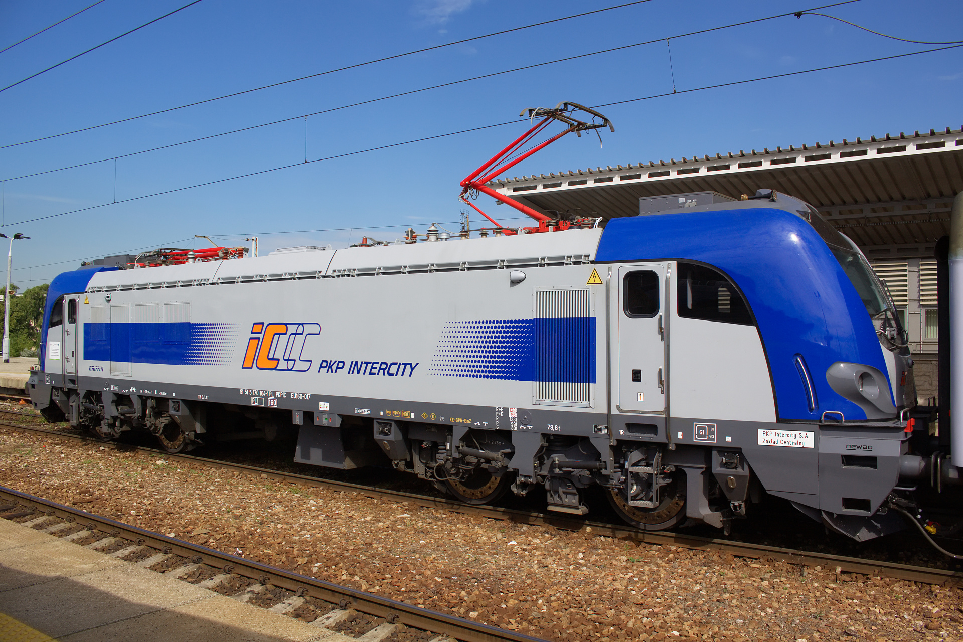 E4DCU EU160-017 (Pojazdy » Pociągi i lokomotywy » Newag Griffin)