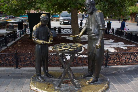 Boy Buying Simit