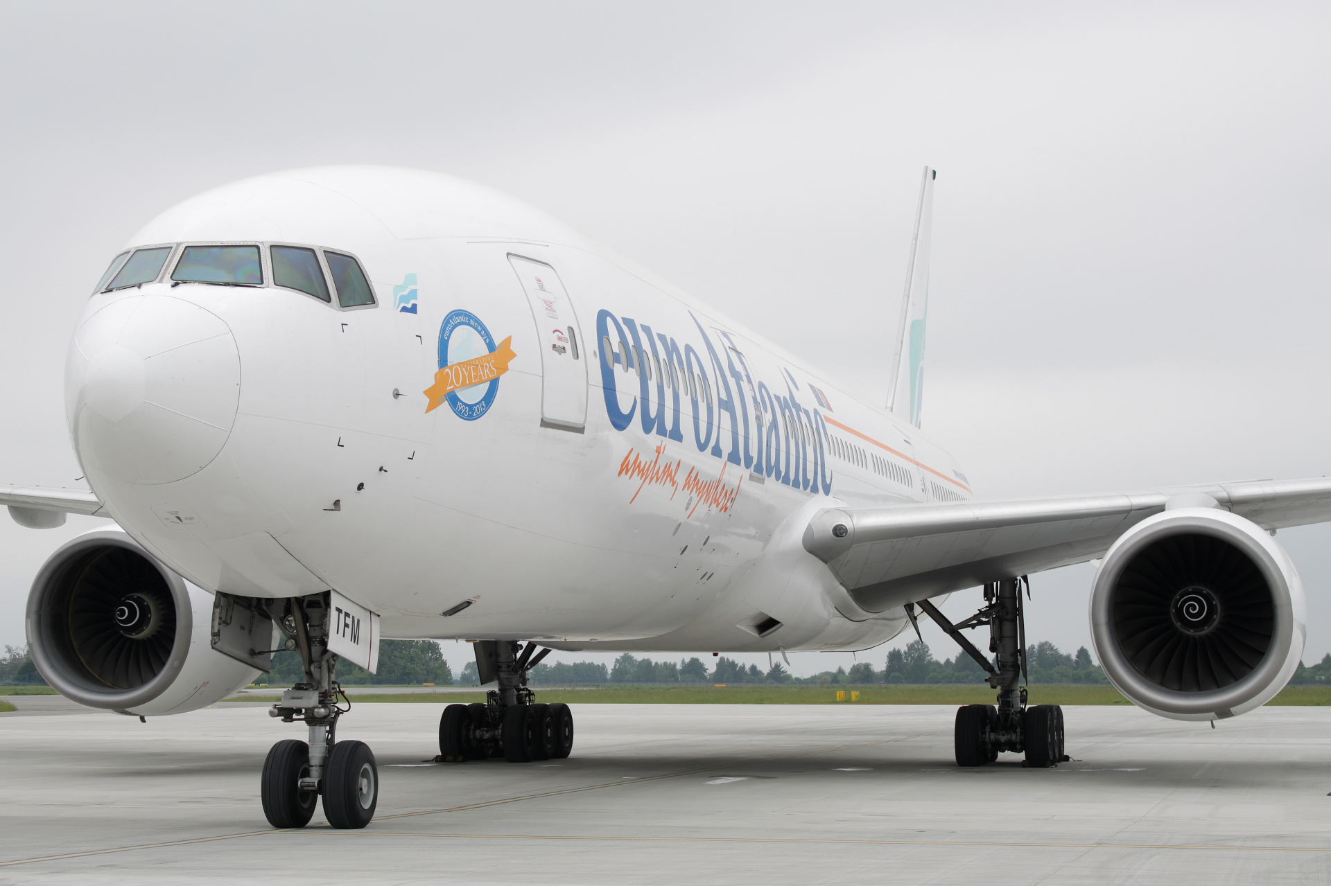 CS-TFM (20th Anniversary livery) (Aircraft » EPWA Spotting » Boeing 777-200 and 200ER » EuroAtlantic Airways)