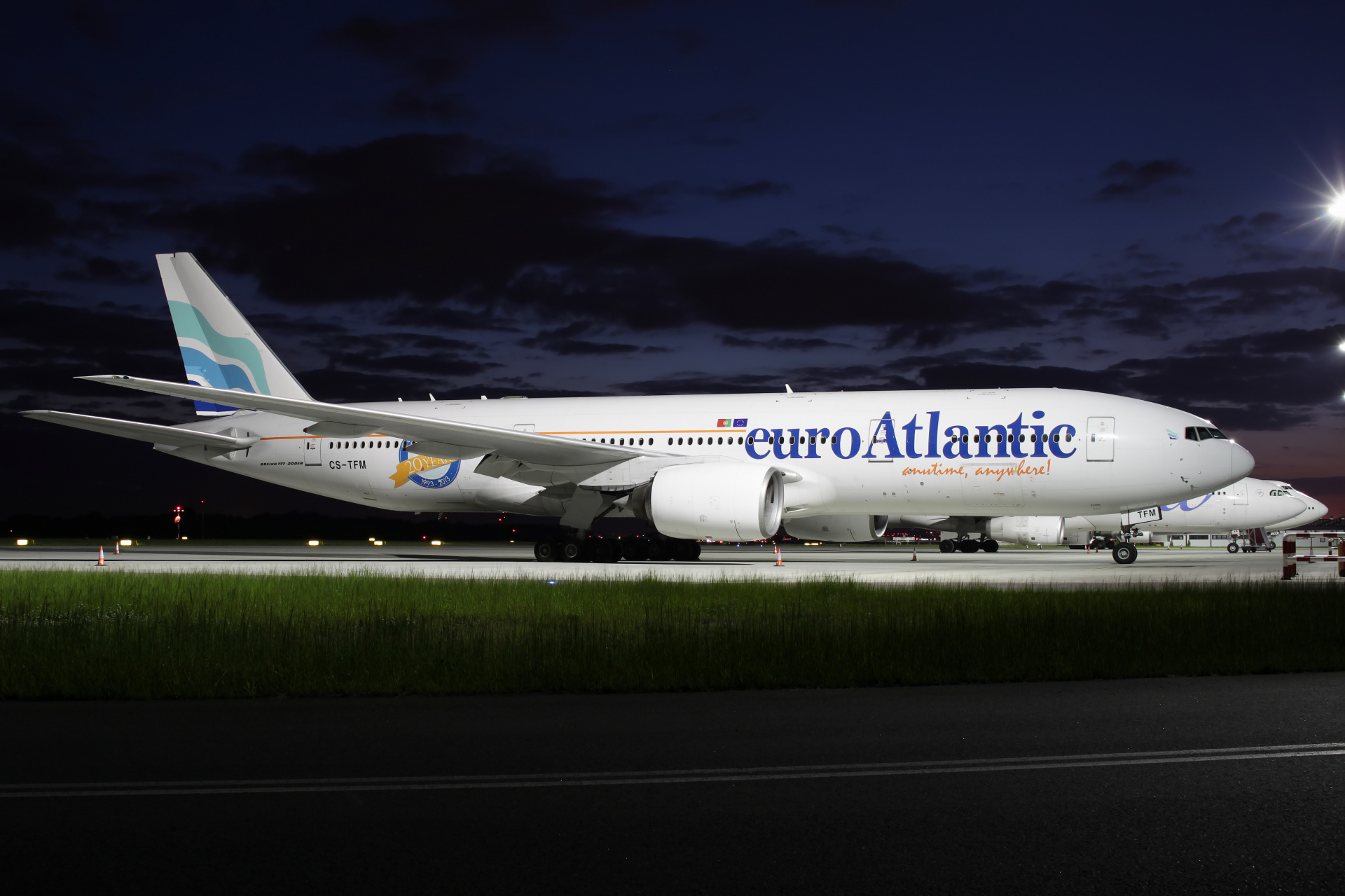 CS-TFM (20th Anniversary livery) (Aircraft » EPWA Spotting » Boeing 777-200 and 200ER » EuroAtlantic Airways)