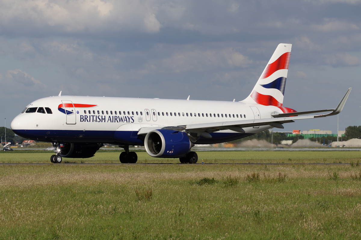 G-TTNA, British Airways (Samoloty » Spotting na Schiphol » Airbus A320neo)