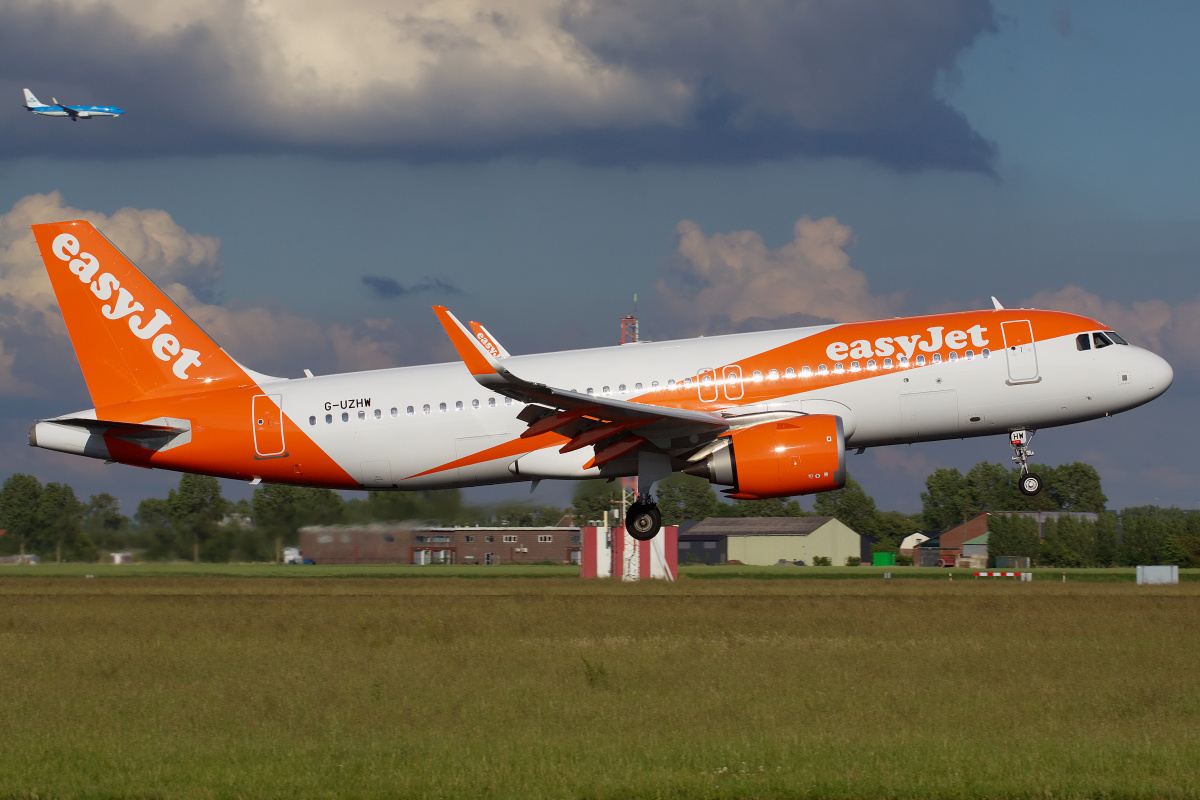 G-UZHW, EasyJet (Samoloty » Spotting na Schiphol » Airbus A320neo)