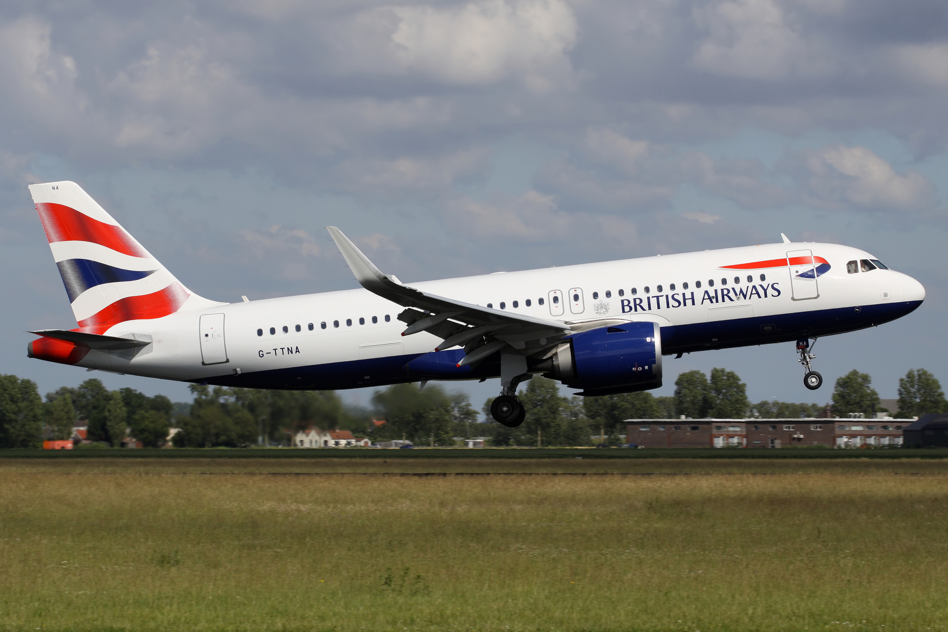 G-TTNA, British Airways (Samoloty » Spotting na Schiphol » Airbus A320neo)