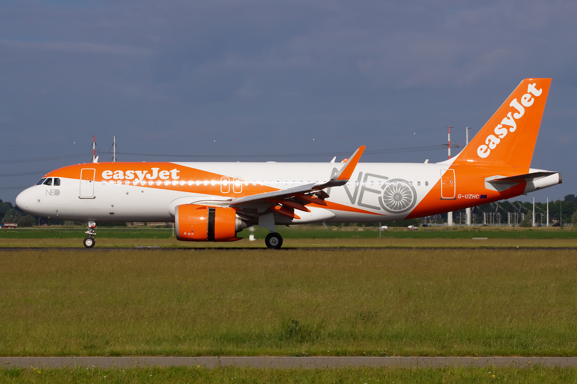 G-UZHC, EasyJet (malowanie NEO) (Samoloty » Spotting na Schiphol » Airbus A320neo)