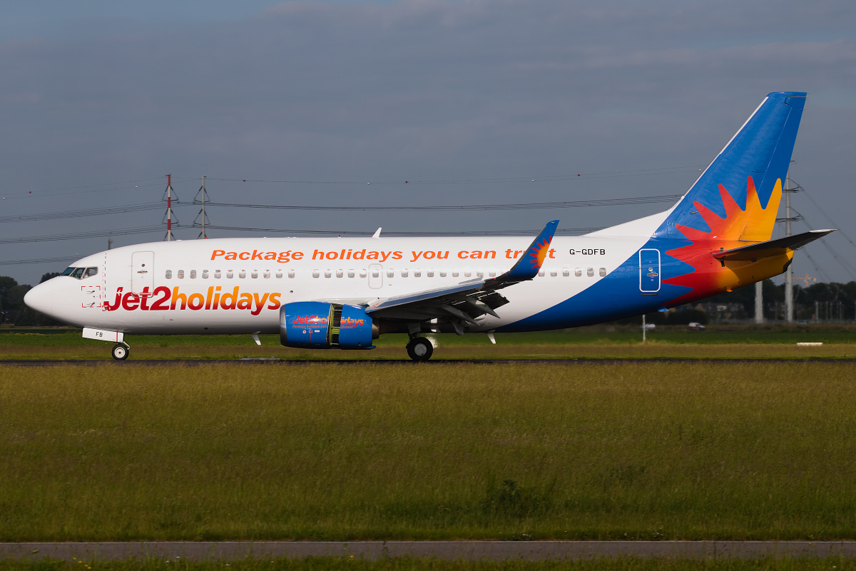 G-GDFB, Jet2 (Aircraft » Schiphol Spotting » Boeing 737-300)