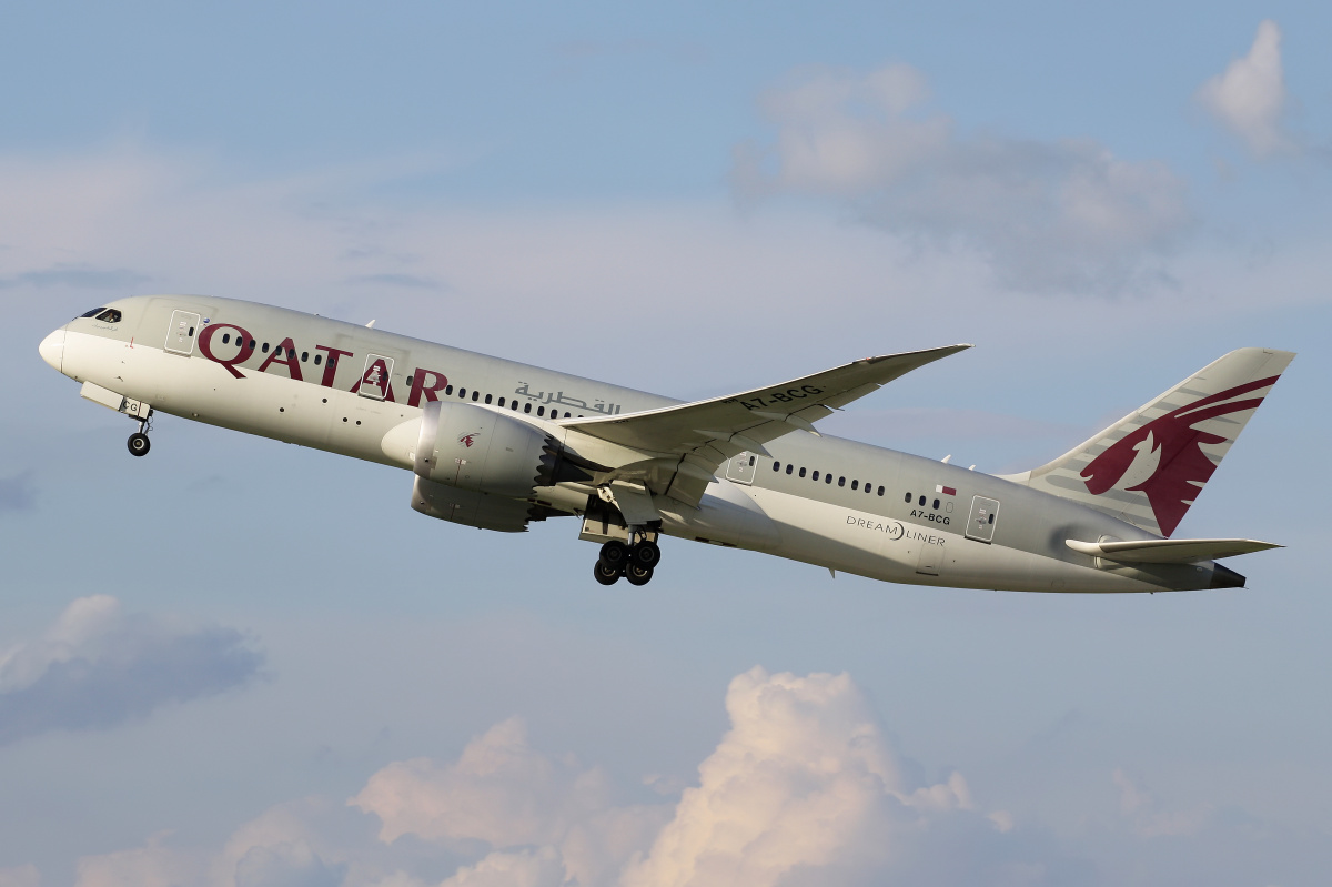 A7-BCG (Samoloty » Spotting na EPWA » Boeing 787-8 Dreamliner » Qatar Airways)