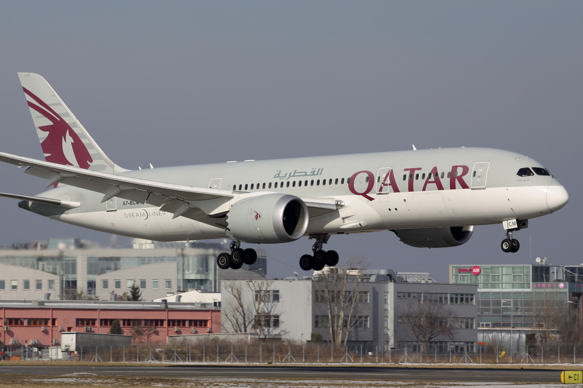 A7-BCM (Samoloty » Spotting na EPWA » Boeing 787-8 Dreamliner » Qatar Airways)