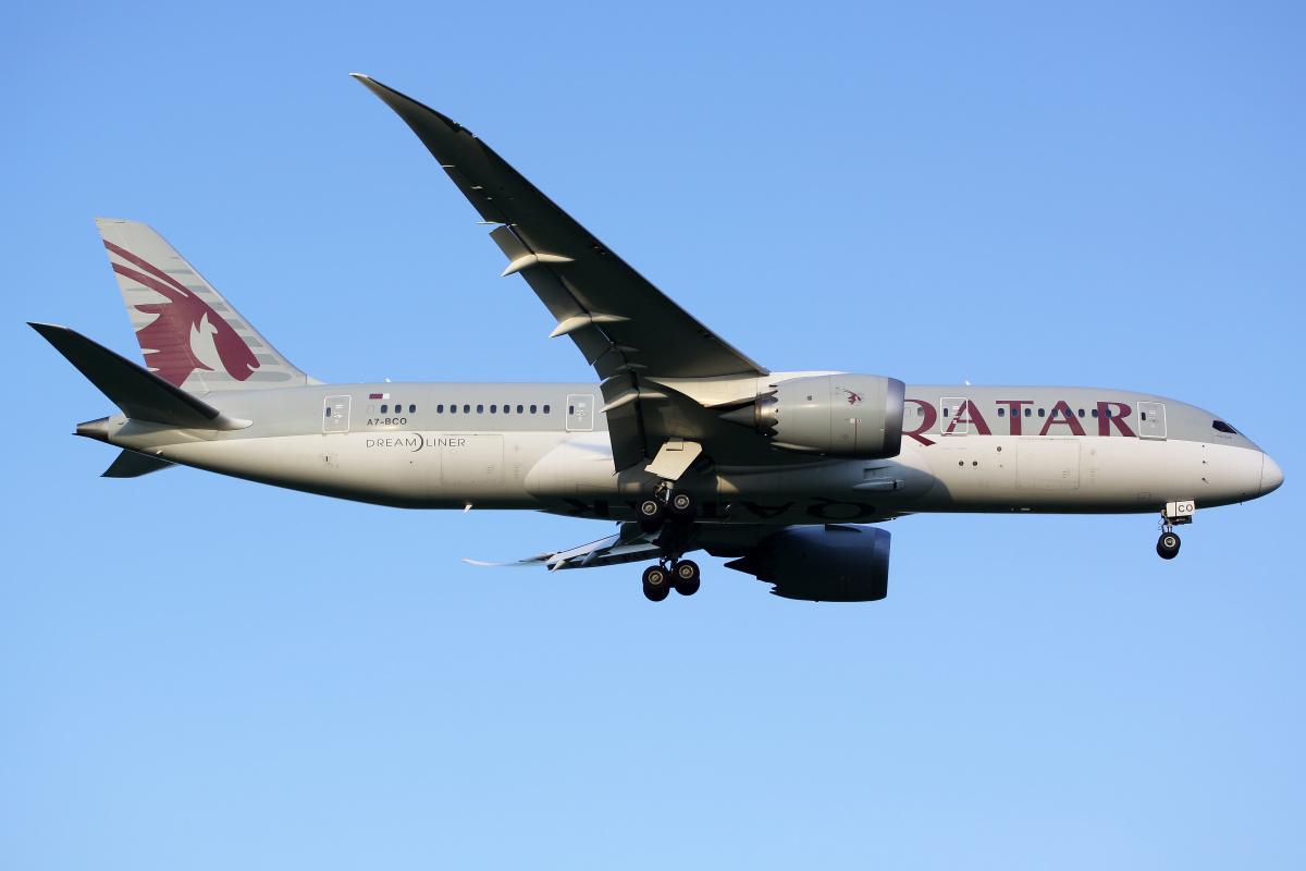 A7-BCO (Samoloty » Spotting na EPWA » Boeing 787-8 Dreamliner » Qatar Airways)