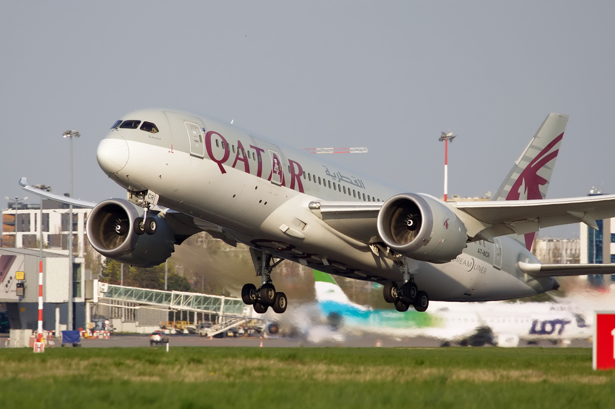 A7-BCR (Samoloty » Spotting na EPWA » Boeing 787-8 Dreamliner » Qatar Airways)