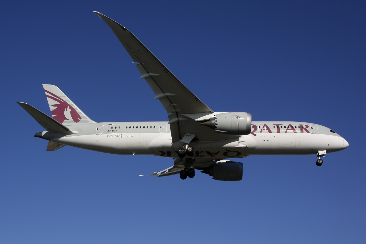 A7-BCY (Samoloty » Spotting na EPWA » Boeing 787-8 Dreamliner » Qatar Airways)