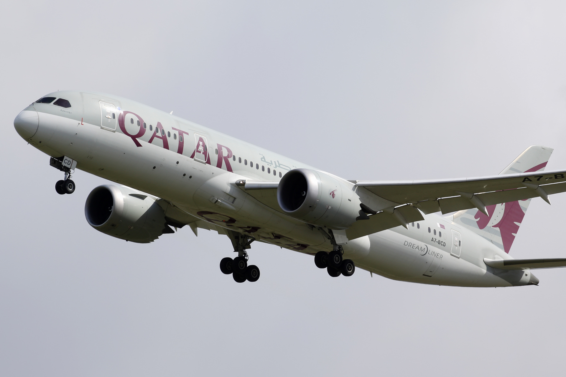A7-BCD (Samoloty » Spotting na EPWA » Boeing 787-8 Dreamliner » Qatar Airways)