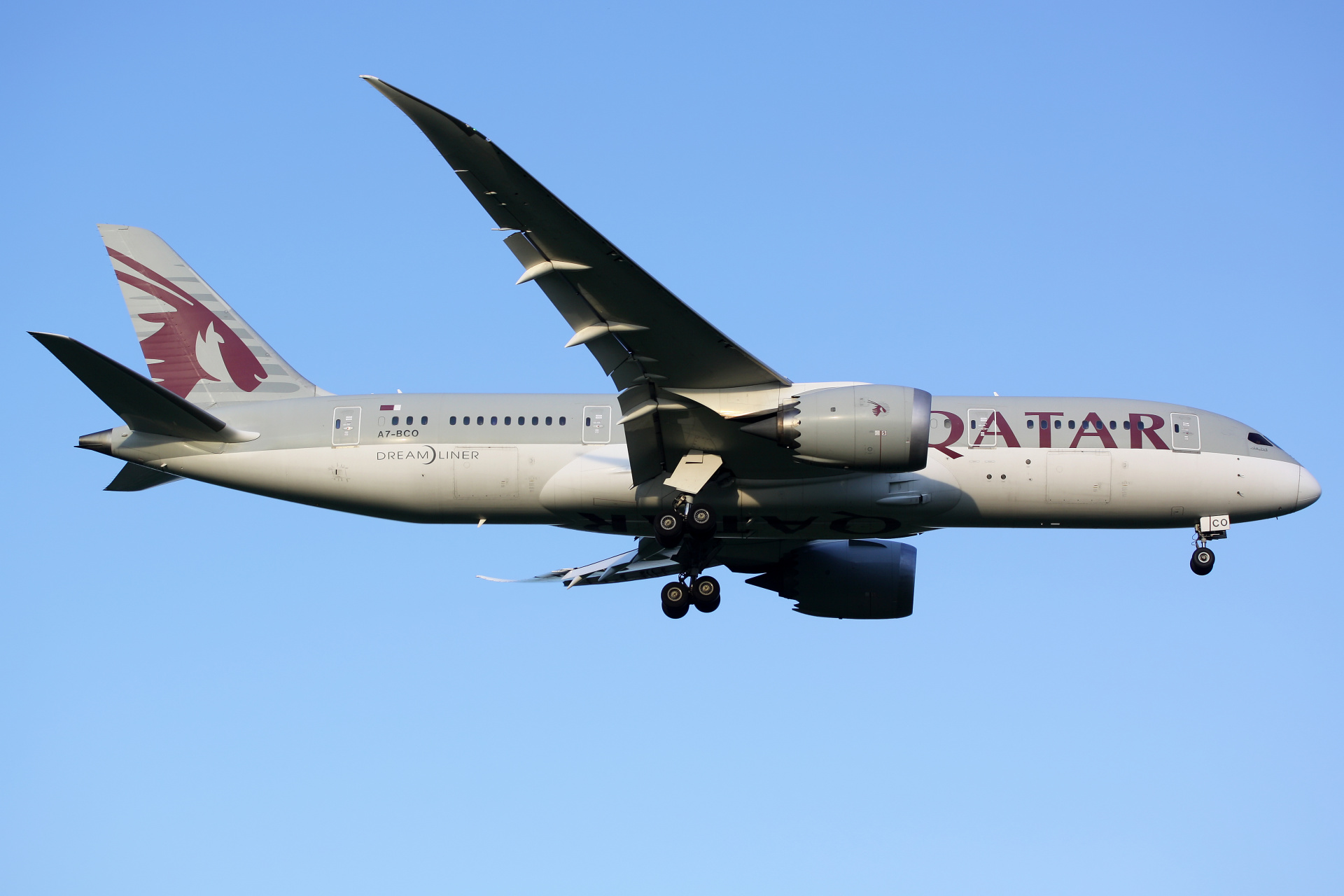 A7-BCO (Aircraft » EPWA Spotting » Boeing 787-8 Dreamliner » Qatar Airways)