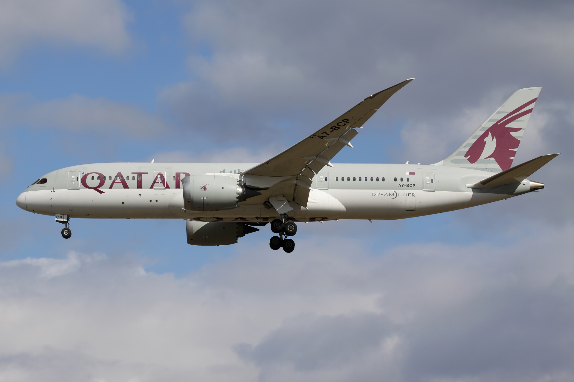 A7-BCP (Samoloty » Spotting na EPWA » Boeing 787-8 Dreamliner » Qatar Airways)