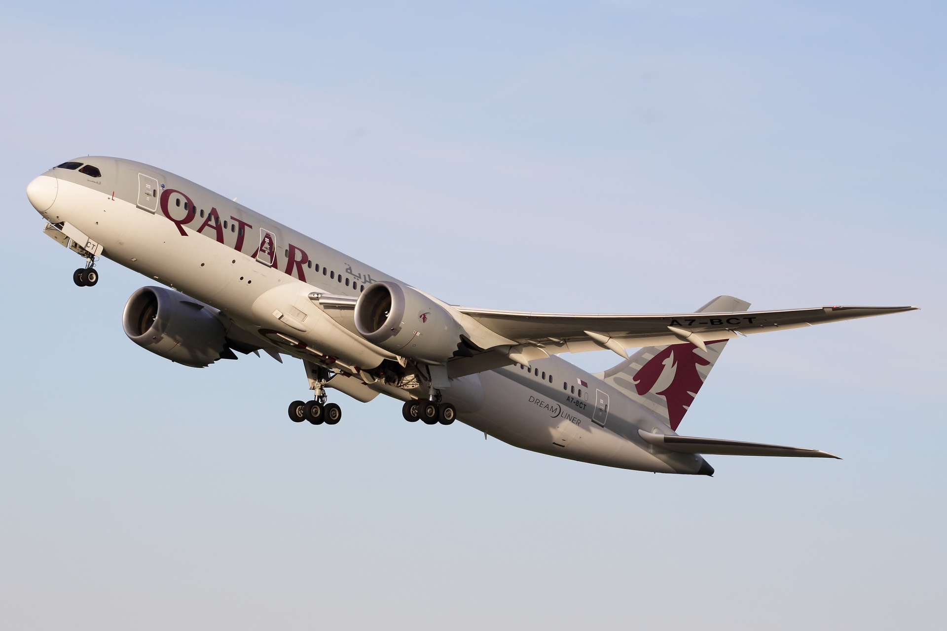A7-BCT (Samoloty » Spotting na EPWA » Boeing 787-8 Dreamliner » Qatar Airways)