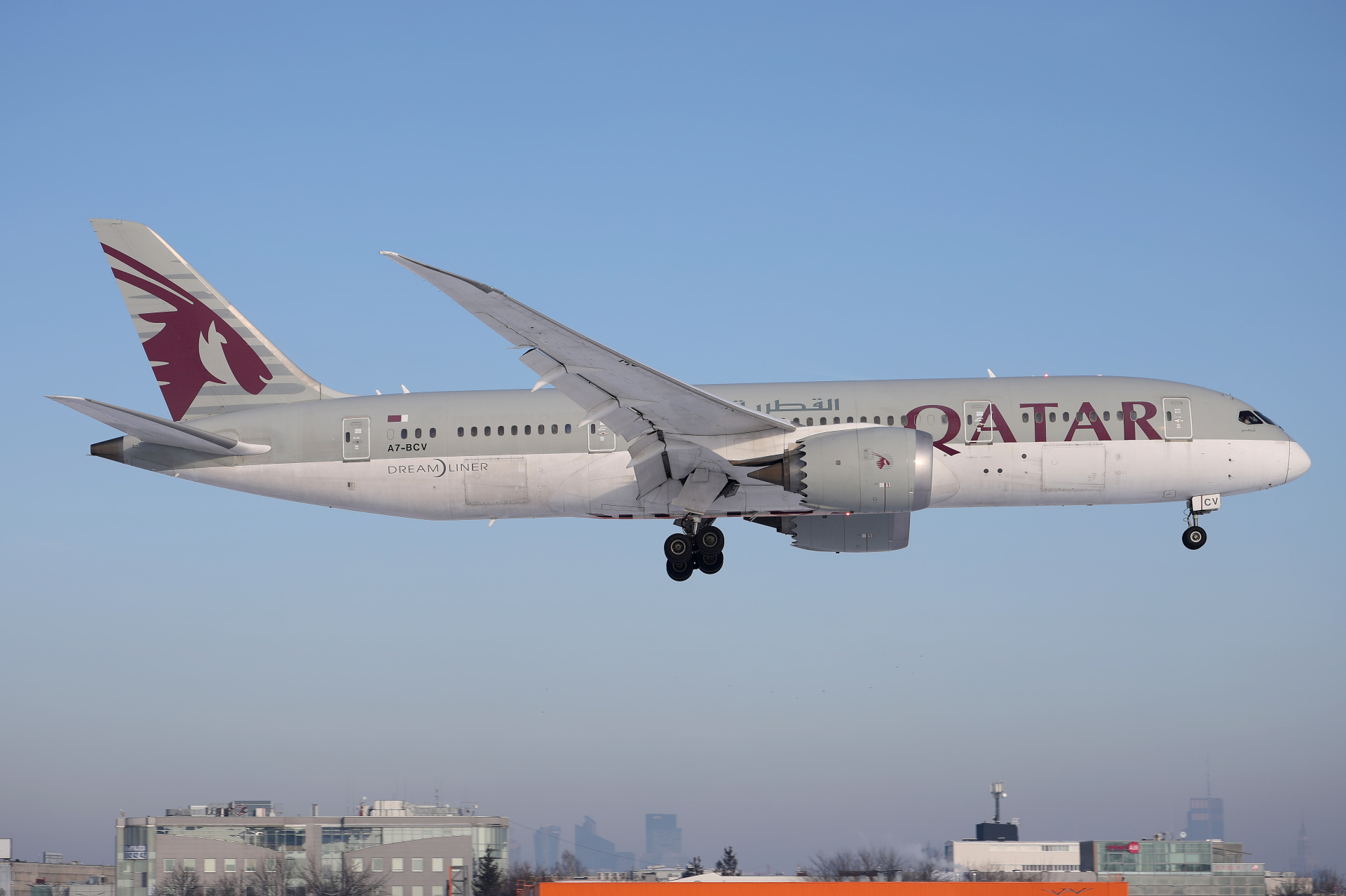 A7-BCV (Aircraft » EPWA Spotting » Boeing 787-8 Dreamliner » Qatar Airways)