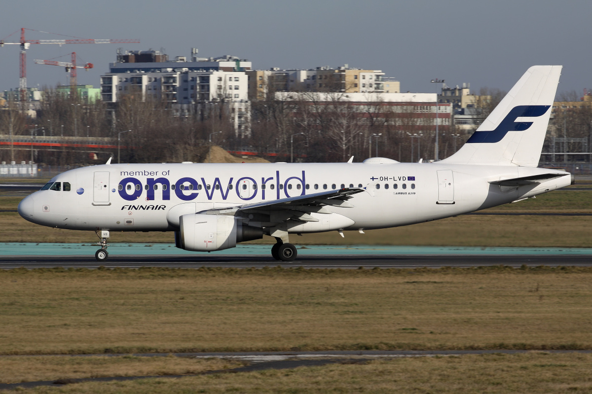 OH-LVD (OneWorld livery) (Aircraft » EPWA Spotting » Airbus A319-100 » Finnair)