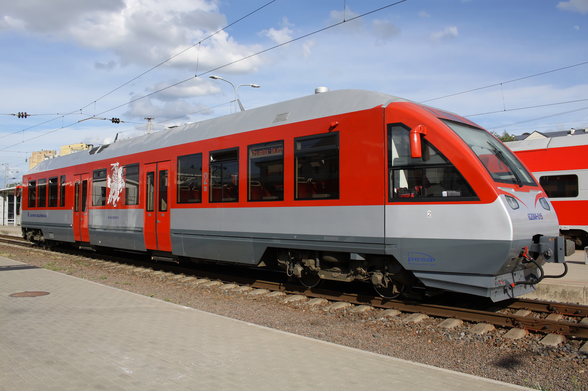 Pesa 620M-015 (Travels » Vilnius » Vehicles » Trains and Locomotives)