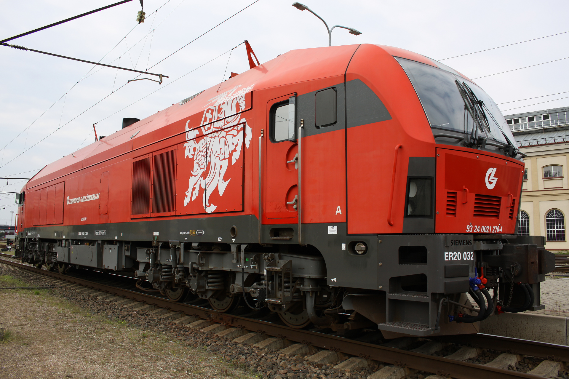 Siemens Eurorunner ER20 CF 032 (Hercules) (Podróże » Wilno » Pojazdy » Pociągi i lokomotywy)