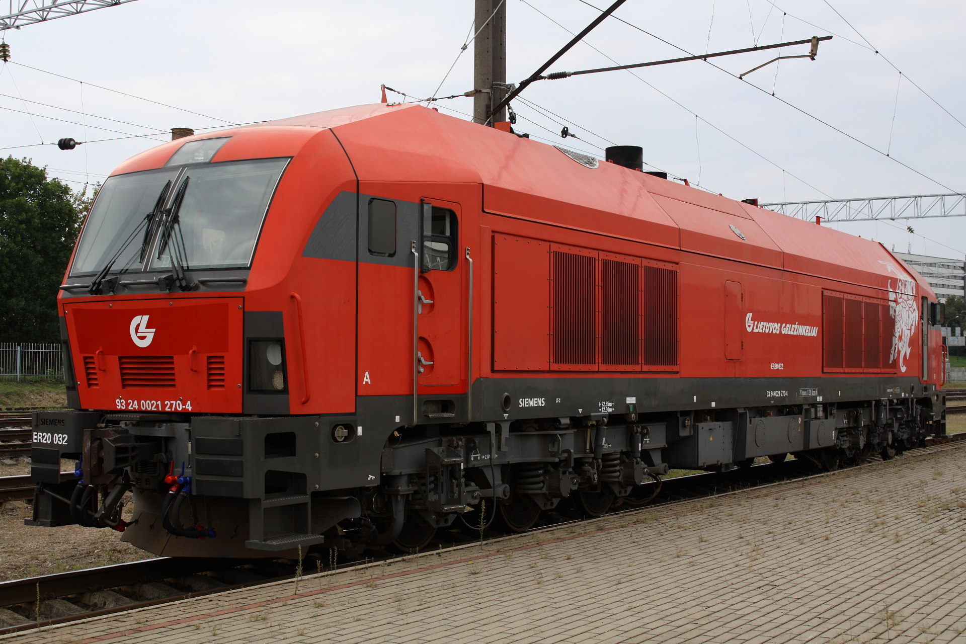 Siemens Eurorunner ER20 CF 032 (Hercules) (Podróże » Wilno » Pojazdy » Pociągi i lokomotywy)