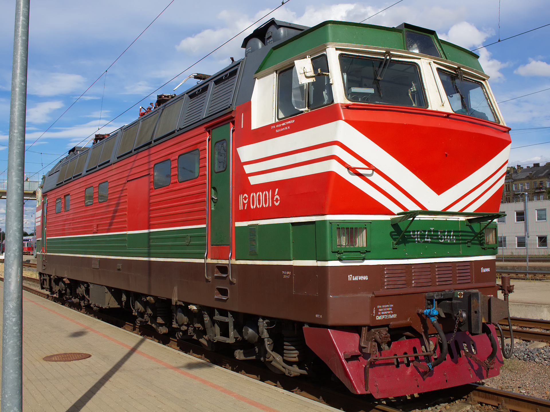 Škoda 62E ЧС4T 544 (Travels » Vilnius » Vehicles » Trains and Locomotives)
